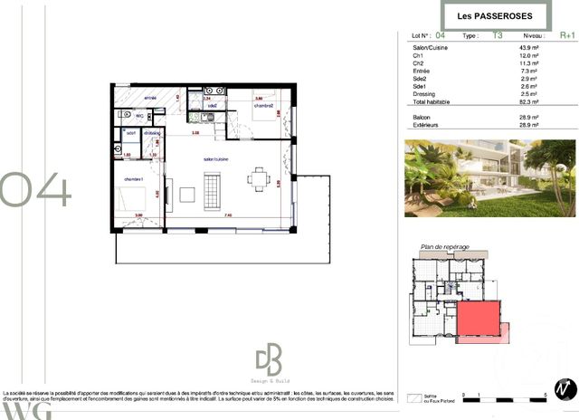 Appartement F3 à vendre - 3 pièces - 82.3 m2 - ANTIBES - 06 - PROVENCE-ALPES-COTE-D-AZUR - Century 21 Albert 1Er