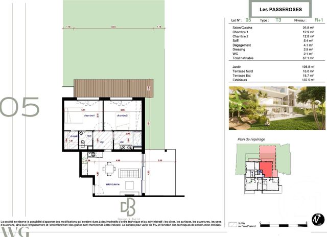 Appartement F3 à vendre - 3 pièces - 67.0 m2 - ANTIBES - 06 - PROVENCE-ALPES-COTE-D-AZUR - Century 21 Albert 1Er