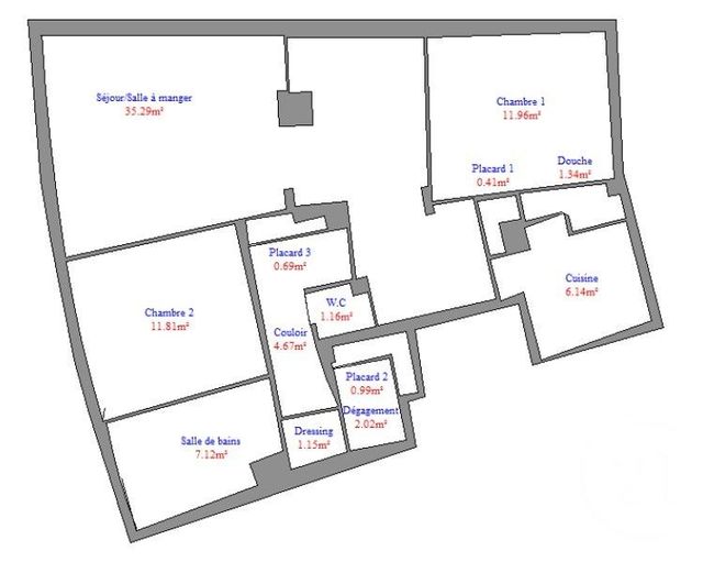 Appartement F3 à vendre - 3 pièces - 85.3 m2 - ANTIBES - 06 - PROVENCE-ALPES-COTE-D-AZUR - Century 21 Albert 1Er